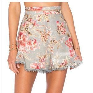 Zimmermann| Mercer Flutter Frill Shorts | size 6/8